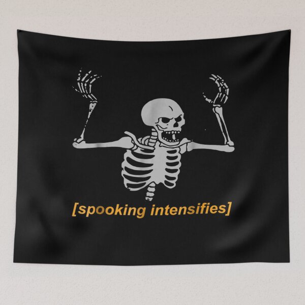 Item preview, Spooking Intensifies Spooky Scary Skeleton Meme Premium  designed and sold by RogerGift.
