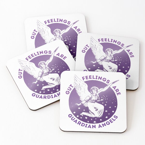Item preview, Gut feelings are guardian angels amethyst gradient designed and sold by hockeng.