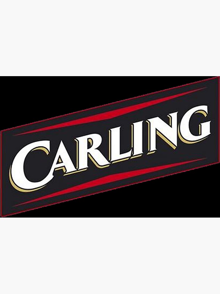 "Carling Logo" Poster by clementrost Redbubble