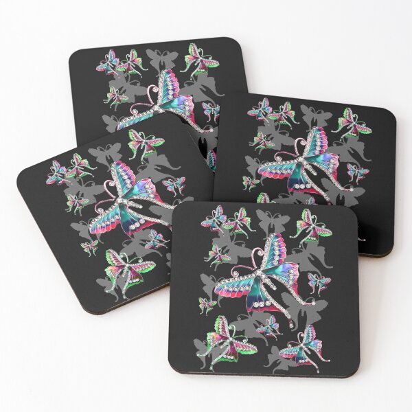 Item preview, Jeweled Butterflies, fantasy design  designed and sold by LoneAngel.