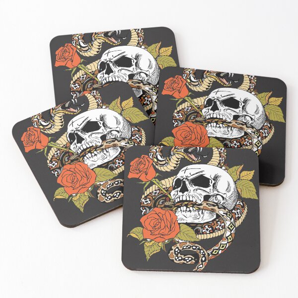 Item preview, Skull,Snake,Flowers designed and sold by Gota-30.