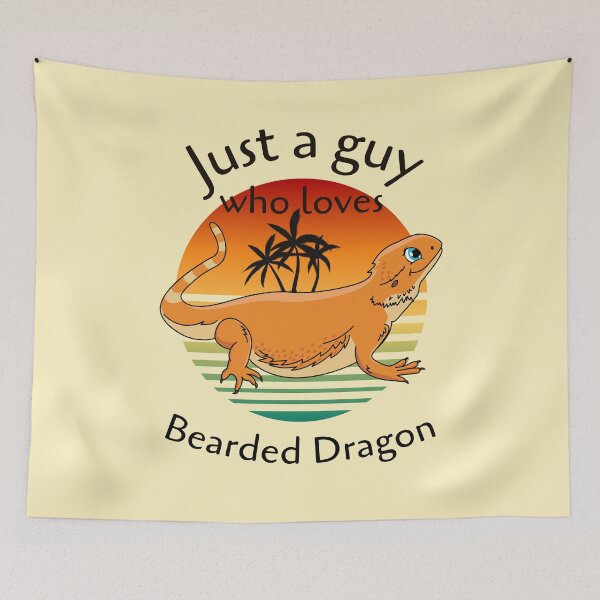 Item preview, Just a guy who loves Bearded Dragon cartoon gifts designed and sold by PunMan Army.