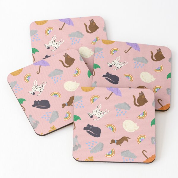 Item preview, RAINING CATS AND DOGS PATTERN designed and sold by JasperAndPudArt.