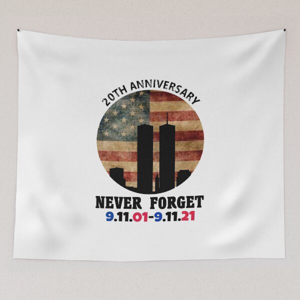 Item preview, 20TH ANNIVERSARY 9/11 NEVER FORGET 2001/2021 designed and sold by Dobsy.