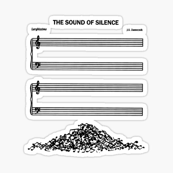 Item preview, The Sound Of Silence music sheets| Perfect Gift designed and sold by claredelsi.