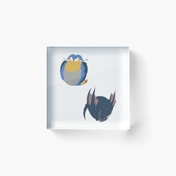 Item preview, Monster Hunter Sticker group 2 Malfestio And Fluffy Nargacuga designed and sold by Fantasyhaze.