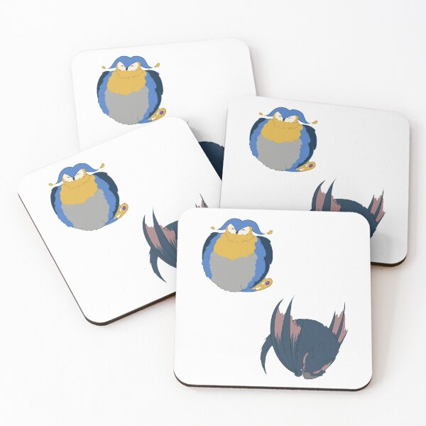 Item preview, Monster Hunter Sticker group 2 Malfestio And Fluffy Nargacuga designed and sold by Fantasyhaze.