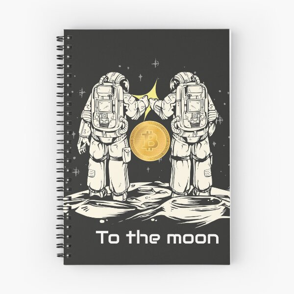 Item preview, Bitcoin to the moon designed and sold by FernLeaf.