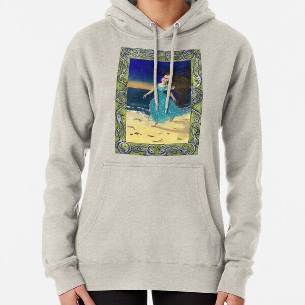 Dancing selkie woman Pullover Hoodie