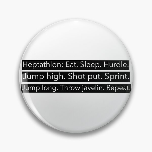 Item preview, Eat, Sleep, Heptathlon, Repeat designed and sold by Whatalifestyle.