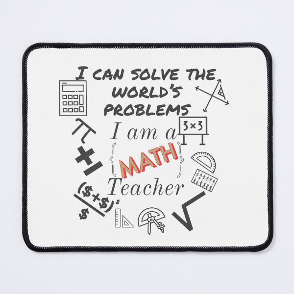 Item preview, Math teacher designed and sold by RalucaRo.