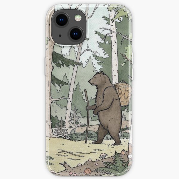 Bear in the Woods iPhone Soft Case