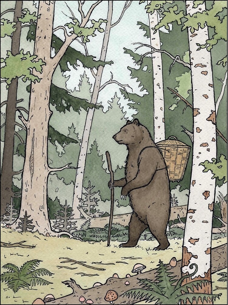 Bear in the Woods by ChristmasPress
