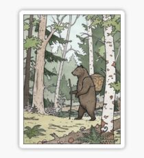 Bear in the Woods Sticker