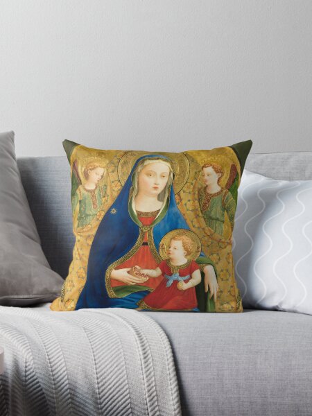 Item preview, Fra Angelico (Guido di Pietro) "The Virgin and Child with two Angels or The Virgin of the Pomegranate" designed and sold by Alexandra Dahl.