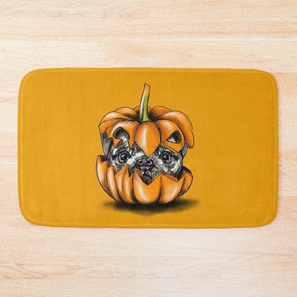 Item preview, Halloween Pumpkin Pug designed and sold by fakeface.