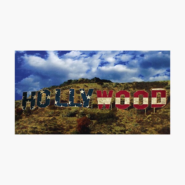 Wandbilder Das Hollywood Zeichen Redbubble