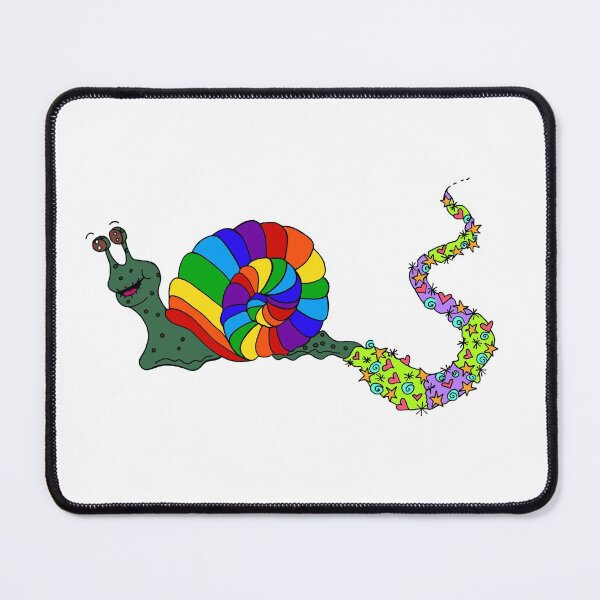 Item preview, Rainbow snail trail designed and sold by MickeyLaLa.