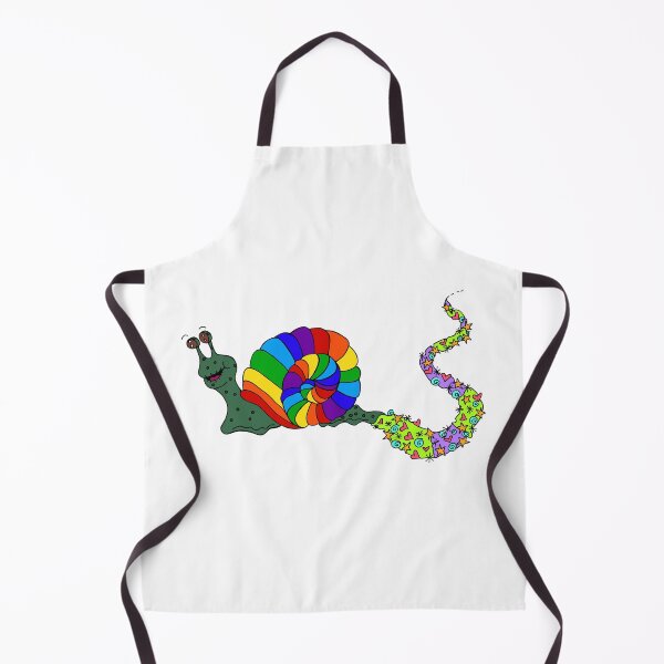 Item preview, Rainbow snail trail designed and sold by MickeyLaLa.