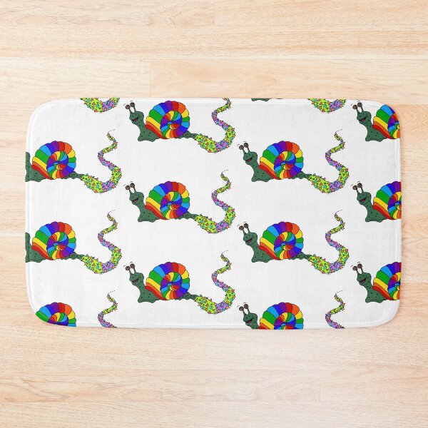 Item preview, Rainbow snail trail designed and sold by MickeyLaLa.