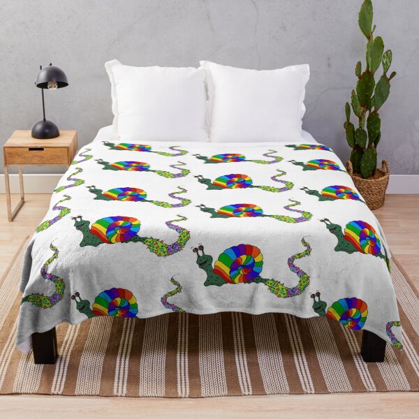 Item preview, Rainbow snail trail designed and sold by MickeyLaLa.