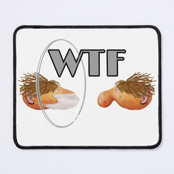 Item preview, Funny Potatoe potato nose with mask WTF Wear the facemask photo collage designed and sold by kikidu21.