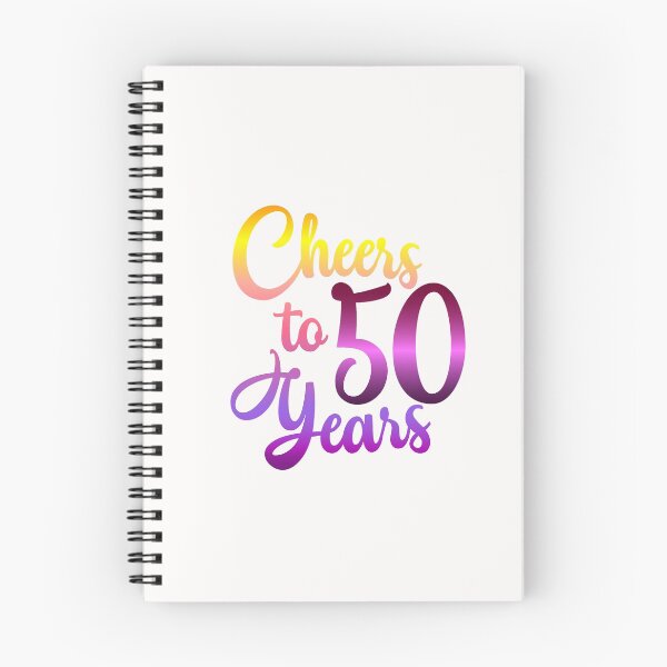 Item preview, Cheers to 50 Years Birthday Fifty Anniversary designed and sold by Hanna Kovalchuk.