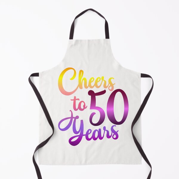 Item preview, Cheers to 50 Years Birthday Fifty Anniversary designed and sold by Hanna Kovalchuk.