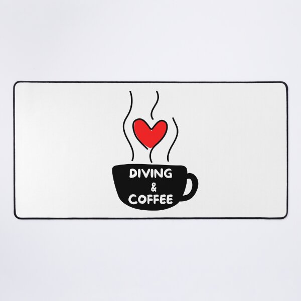 Item preview, Diving & coffee designed and sold by TheGreenGoat.