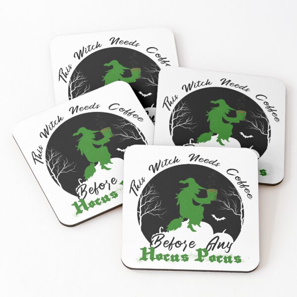 Item preview, This Witch Needs Coffee Before Any Hocus Pocus Halloween designed and sold by Aymanerachif.