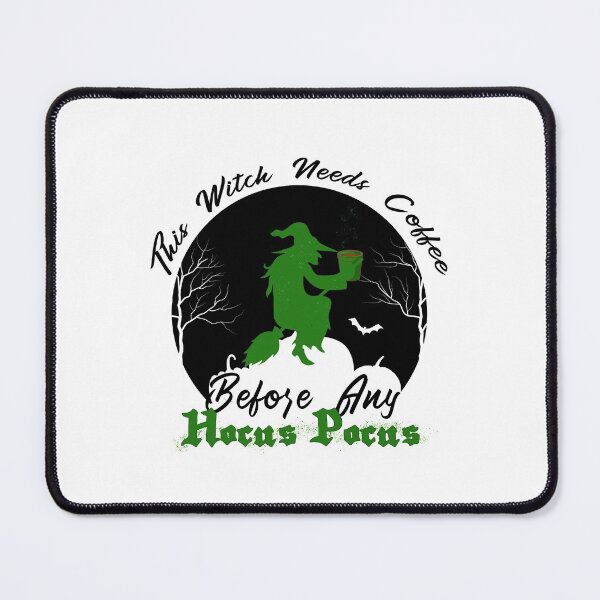 Item preview, This Witch Needs Coffee Before Any Hocus Pocus Halloween designed and sold by Aymanerachif.