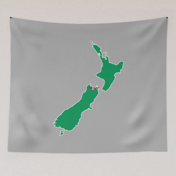 Item preview, Nelson, New Zealand map designed and sold by DaryaDarya.