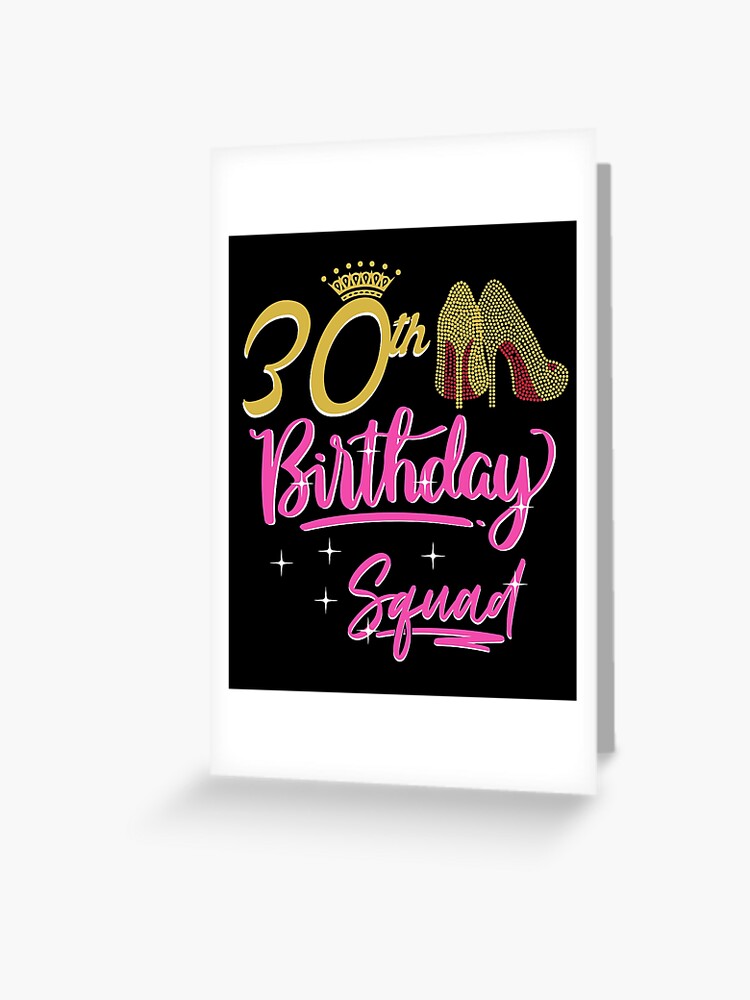 Carte de vœux avec l'œuvre « 30e anniversaire femme 30 ans cadeau