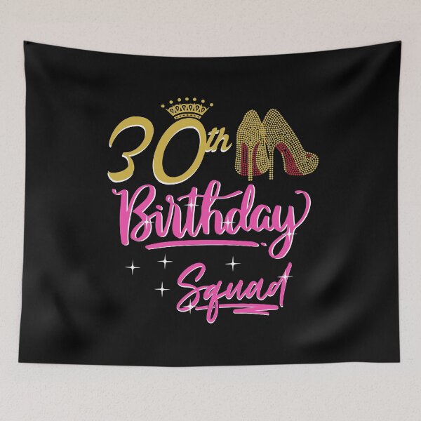 Item preview, 30th Birthday Squad 30 Years old gift designed and sold by Ibu83.