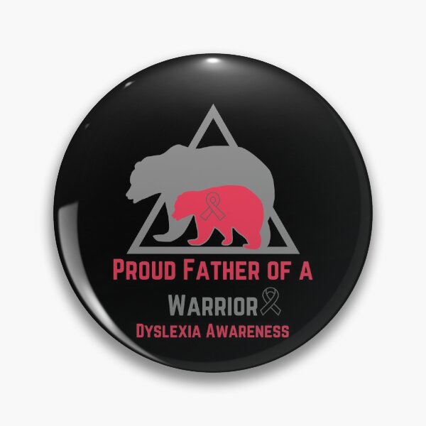 Item preview, Proud Father of a Warrior| Dyslexia Awareness Month| Dyslexia squad designed and sold by MYNTLYF.
