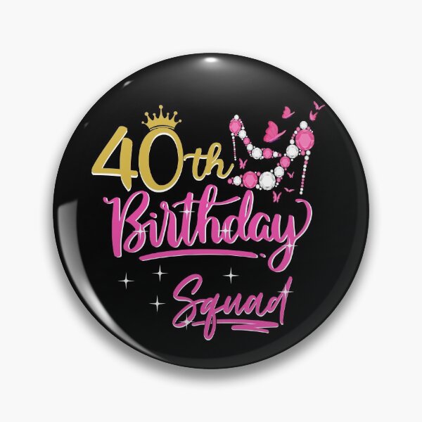 Item preview, 40th Birthday Squad 40 Years old gift designed and sold by Ibu83.