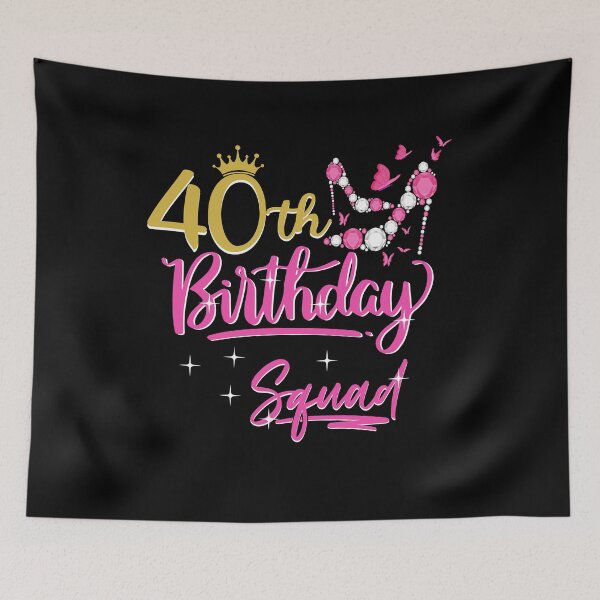Item preview, 40th Birthday Squad 40 Years old gift designed and sold by Ibu83.