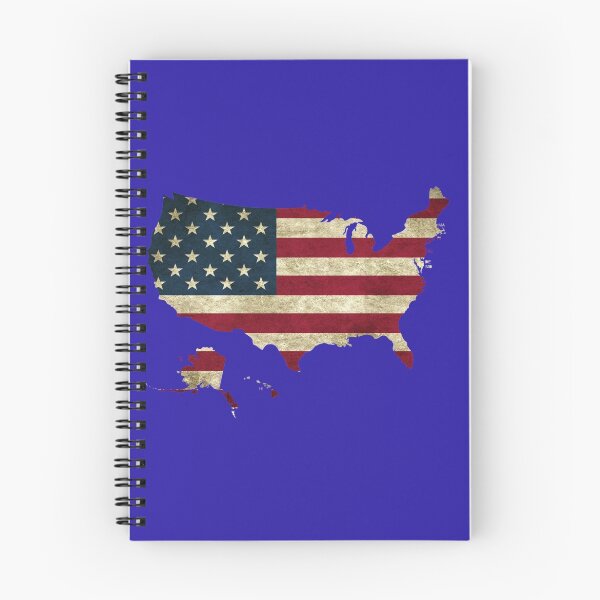 Item preview, USA flag on map designed and sold by Nathan26.