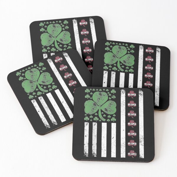 Item preview, Flag Latvian Shamrock St Patricks Day Gift  designed and sold by janetconnie8l.