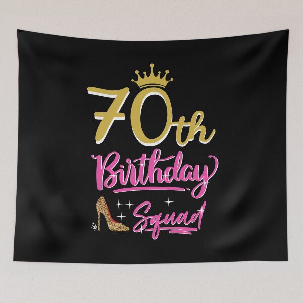 Item preview, 70th Birthday Squad 70 Years old gift designed and sold by Ibu83.