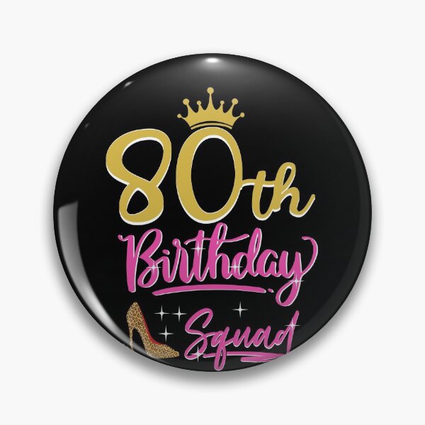 Item preview, 80th Birthday Squad 80 Years old gift designed and sold by Ibu83.