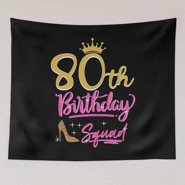 Item preview, 80th Birthday Squad 80 Years old gift designed and sold by Ibu83.