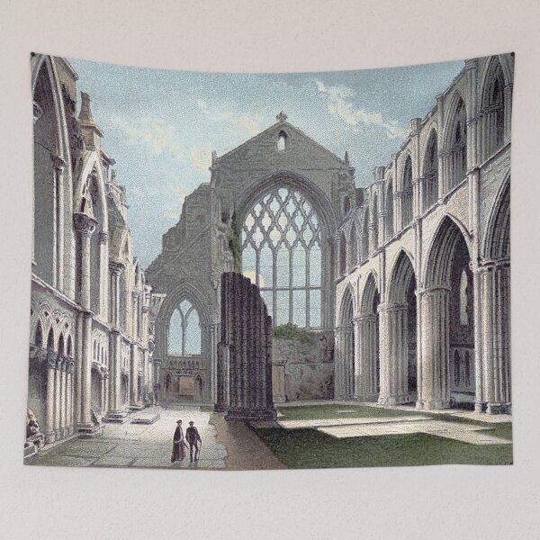 Item preview, Vintage Illustration of Holyrood Chapel (Interior), Edinburgh designed and sold by yourscotland.