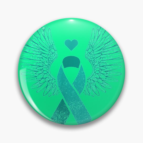 Item preview, Winged ribbon ovarian awareness T-Shirt designed and sold by CodyAdamson.