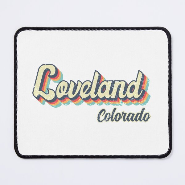 Item preview, Loveland City Colorado Retro Vintage 70s rainbow designed and sold by Teelogic.