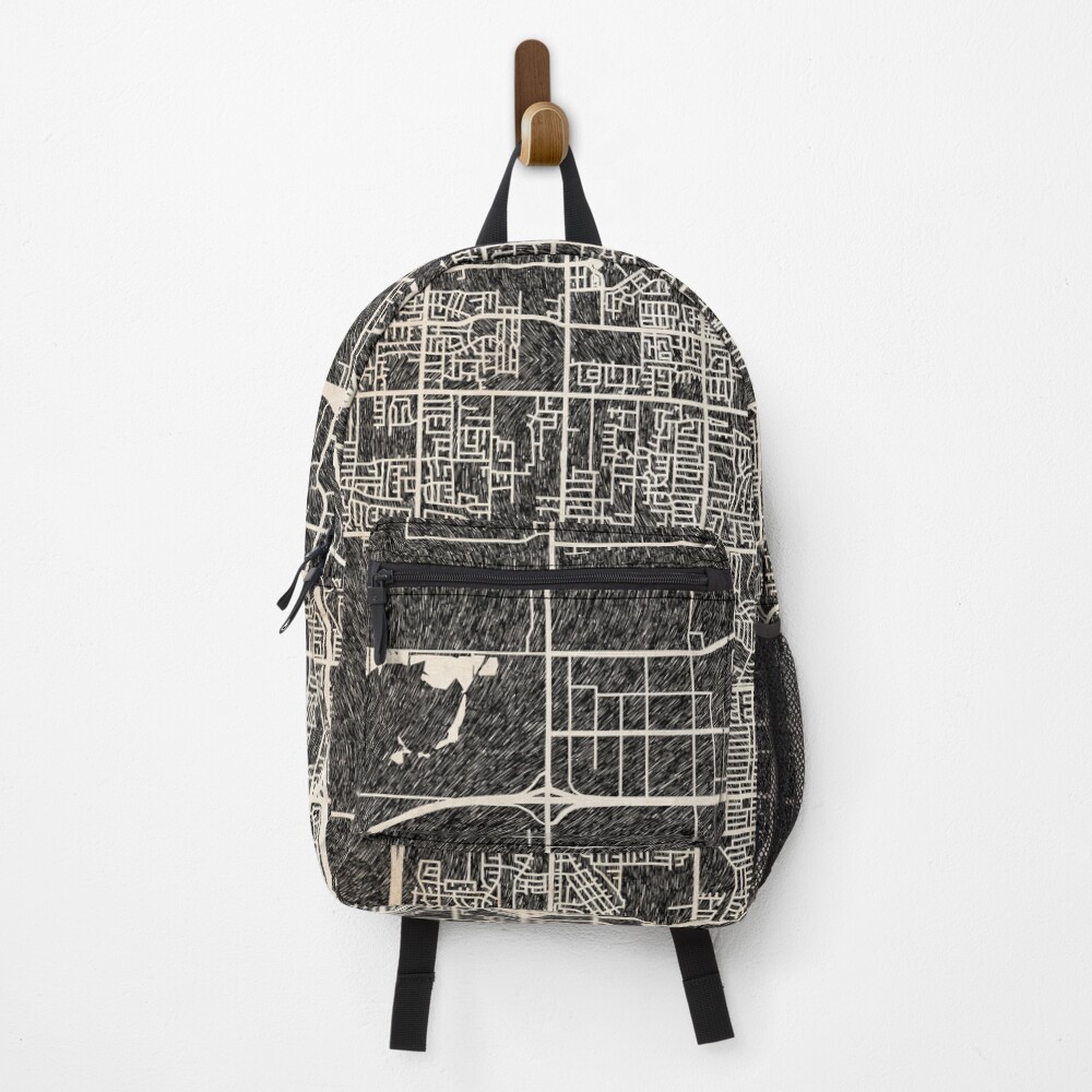 Vista previa del artículo con la obra «Mochila», diseñado y vendido por InkMaps.