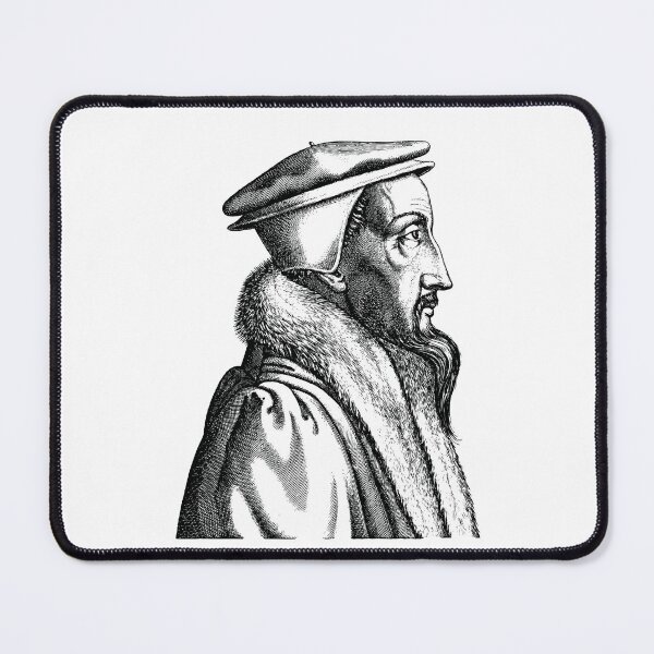 Artikelvorschau, John Calvin, Vintage, Reformierte, Gravur entworfen und verkauft von Beltschazar.