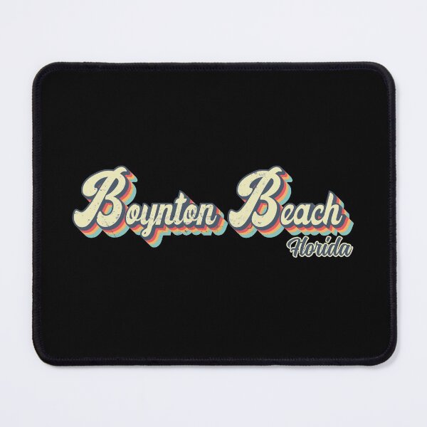 Item preview, Boynton Beach City Florida Retro Vintage 70s rainbow designed and sold by Teelogic.
