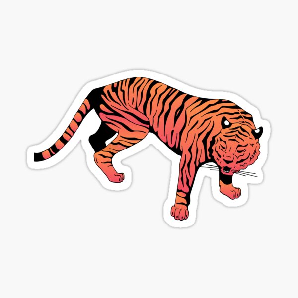 Tigre pop Sticker