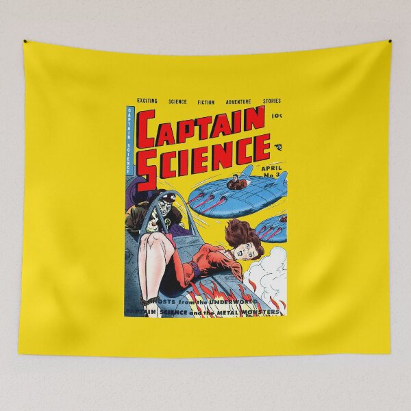 Item preview, CAPTAIN SCIENCE! - COMIC BOOK designed and sold by ThrowbackAds.